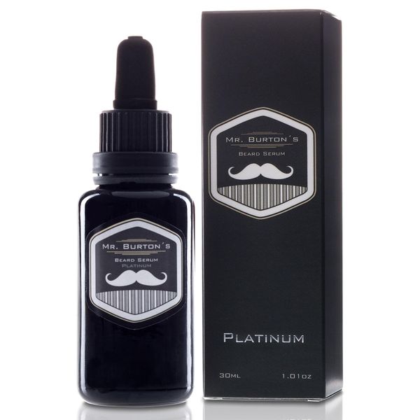 Mr. Burton´s Bartserum Platinum -wöchentliche Kur - der Bartretter - extremste Pflege bei Hitze Kälte Heizungsluft Beard Trimmer Bartöl