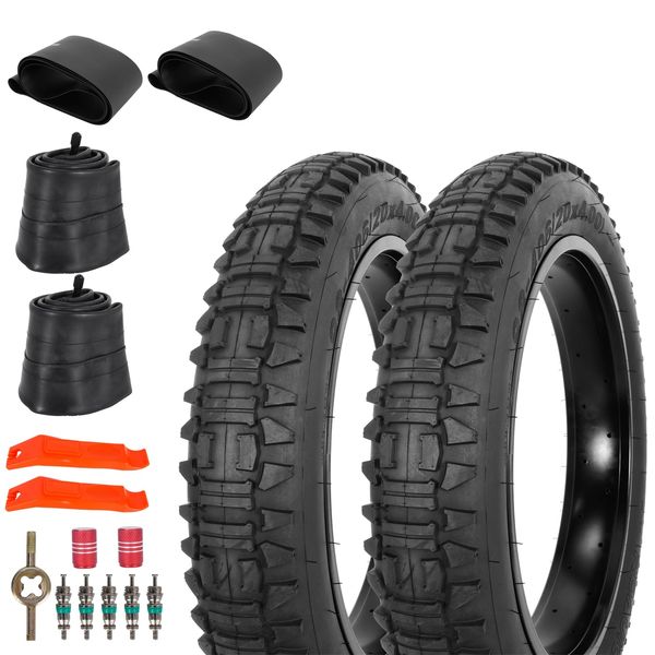 20x4 E-Bike Fat Tires High-Performance Wear-Resistant 2Pack
