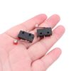WANGCL 50PCS Micro Switch Mini Limit Switch Long Hinge Lever with Pulley 3Pin Sensitive Tact Switch for Computer Mouse Automotive Electronics Communication Test Equipment etc