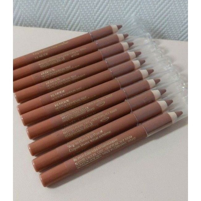 X10 Estee Lauder Double Wear Stay-in-Place Lip Pencil Travel Size 18 NUDE