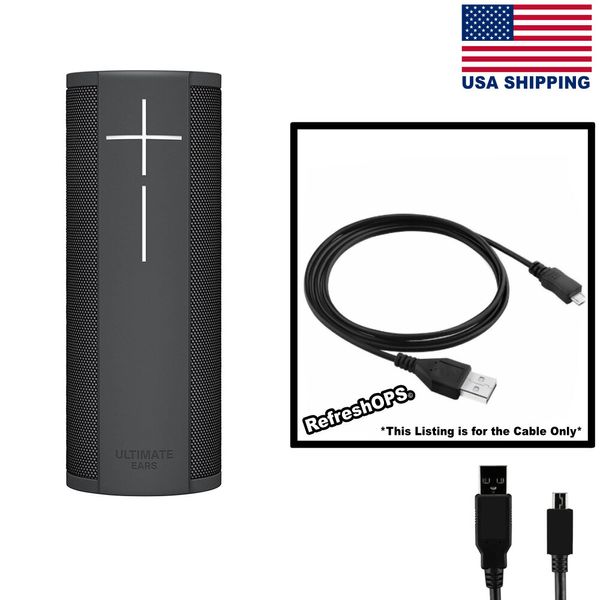 Ultimate Ears MEGABLAST Bluetooth Speaker USB Cable Transfer Cord Replacement