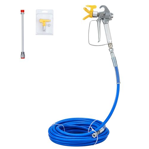 Airless Paint Spray Hose Kit 50ft 1/4inch Swivel Joint 3600psi with 517 Tip
