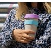 KeepCup Original, Lightweight Reusable Coffee Cup with Splashproof Sipper Lid - 8oz/227ml - Mallow