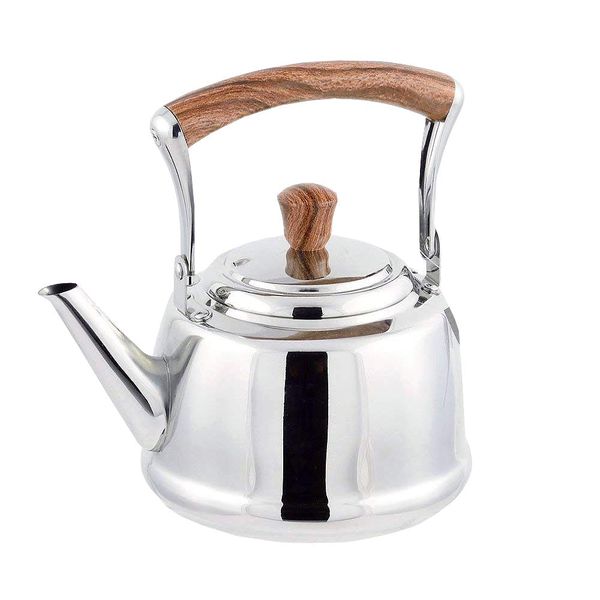 Pearl Metal Woody Pal Stainless Steel Kettle, IH Compatible