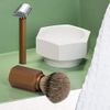 MÜHLE HEXAGON White Porcelain Shaving Bowl