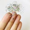 10g /1pack Hologram Halloween Shining 3D Skeleton Skull Shape Nail Decoration Shaped Sequins Nail Supplies Figure Model Decor DIY Handmade Decoration Accessories 1pack 10g -Skull LB100