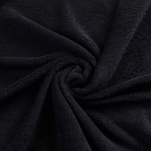 Ephesos Personalize Your Towels with Custom Embroidery: Names, Monograms, and Initials. Perfect for Bathroom, Spa, Gym, Shower, Kids, Adults, Pool, Travel, Gifts, 2-Piece Wash Cloths Set - Black