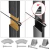 20 Pack 5/16" ID Black Angle Washers for Cable Railing Stair Ends 30 Degree