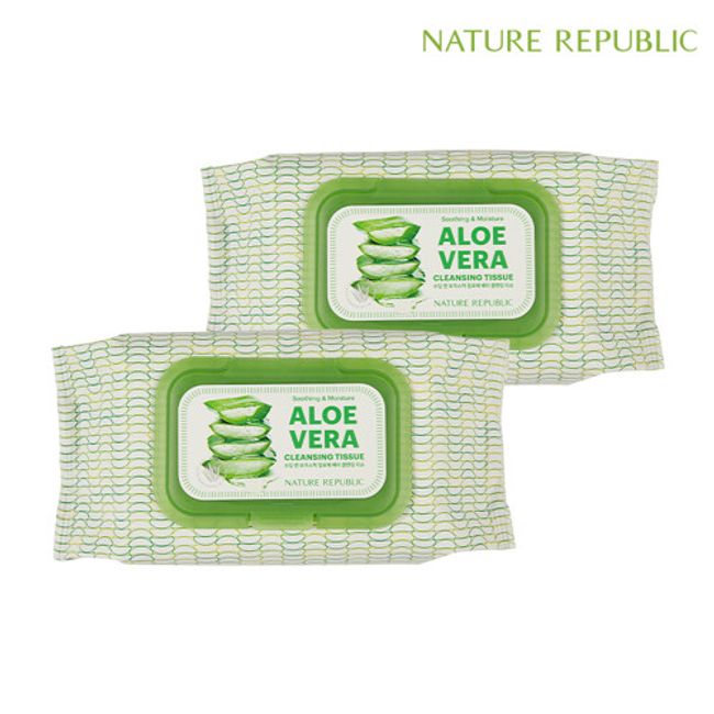 Nature Republic [Nature Republic] 1+1 Soothing and Moisture Aloe Vera Cleansing Tissue