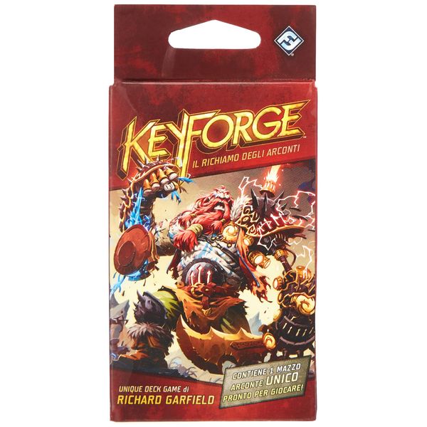 Asmodee- Keyforge Call of the Archons - Card Game Deck, Red, 10601