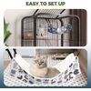 Cat Hammock for Cage Hanging Reversible 2Pack,Pet Hammock Bed Adjustable, Soft