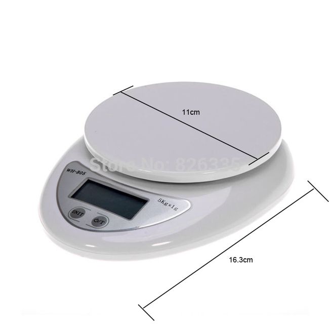 10/5Kg Kitchen Digital Scale Electronic Smart Balance LCD Mini