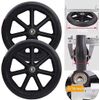 2Pcs Wheels Replacement for Wheelchairs, 8" X 1" Rollator Wheels, Anti-Slip Repl