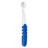 RADIUS Toddler Toothbrush and Toothpaste Bundle for Kids, 2 Pack Totz Plus Silky Soft Brush in White/Sapphire Blue and Green/Yellow and 1 Count Dragon Fruit Toothpaste, For Children 18 Months and Up