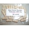 Bee Pollen Powder Capsules (100% Pure) 400 mg  30 Count