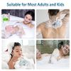 Awontar Bath Loofah Sponge, 60G Shower Loofah Exfoliating Body Scrubber Sponge, 4 Count Bath Mesh Pouf Ball for Women and Men