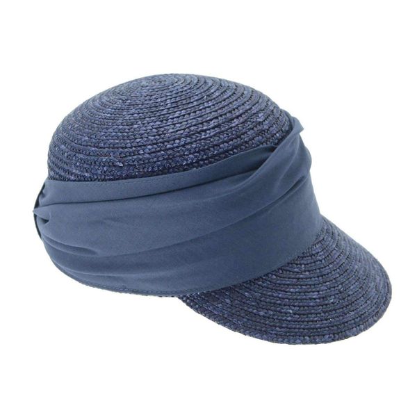 Grace Straw Cap Seeberger women ´s cap summer cap (One Size - denim)