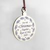 Our 4th Christmas Together PERSONALISED Tree Decoration Couple Gift Keepsake