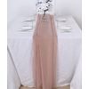 10ft Dusty Rose Chiffon Table Runner 27x120”Wedding/Anniversary/Party
