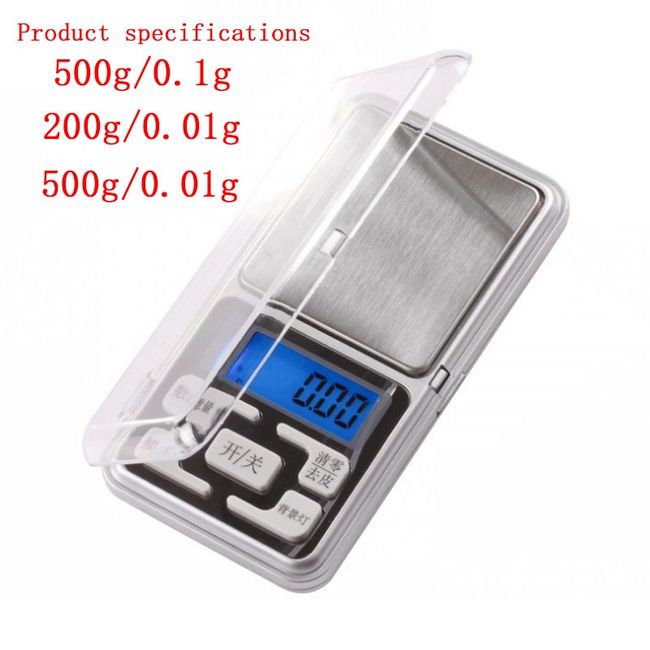 Mini Digital Scale Precision Pocket Gram Balance 500g x 0.01g