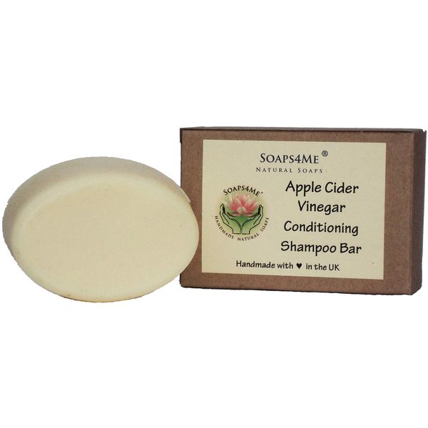 ATTIS Handmade Apple Cider Vinegar Conditioning Shampoo Bar | with Kaolin Clay | Almond Oil | Shea Butter | Sulfate Free | Aloe Vera gel | For Men & Women