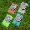 4 Pcs Outdoor Compass with Adjustable Declination,Magnifier,Ruler,Scale. Multifunctional Orienteering Waterproof Compass for Map Reading, Navigation, Hiking