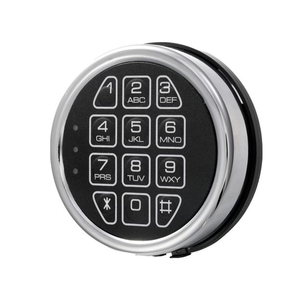 Gun Safe Replacement Lock Chrome Digital Keypad Electronic Lock Solenoid Lock