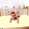 2 X Cot Bed Fitted Sheets, 60 x 120 cm - Cream