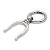 Amanogawa Plastic Bottle Holder, Carabiner, Portable, Silver