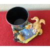 Resin Indoor Outdoor Rustic Farmhouse Bunny Planter Candy Dish Easter Decor Egg