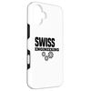 Swiss Engineering - Funny Switzerland Case for iPhone 16 Plus