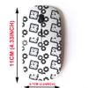 2.4G Wireless Mouse with Cute Pattern Design for All Laptops and Desktops with Nano Receiver - Clock time Gear