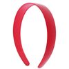 Motique Accessories One Dozen 1 Inch Red Plastic Headbands with Teeth