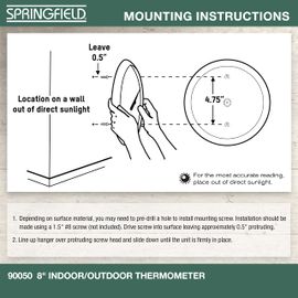 Big and Bold Patio Thermometer