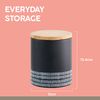 Typhoon Monochrome Medium Storage Canister, Black and White, 134mm