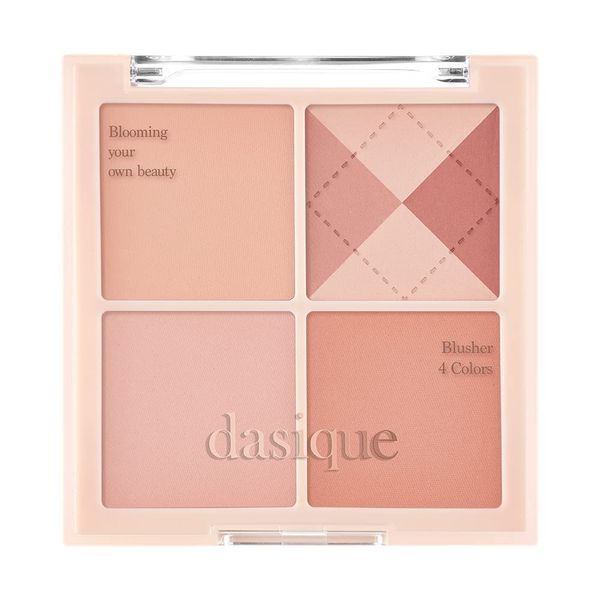 "Official" Daisy Blending Mood Cheek Blending Mood Cheek / Blusher Palette / 4 Color Blusher / Yeve/Brevé / Warm Tone & Cool Tone/ Cheek Palette (04 Beige Knit)