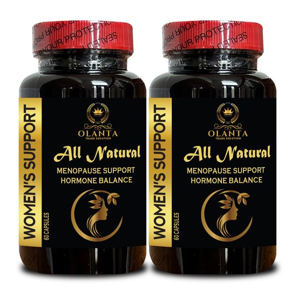 WOMEN'S SUPPORT Hot Flash Support Menopause wild yam root capsules supplement 2B