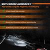 H7 LED Headlight Bulbs Conversion Kit High Low Beam 10000K Super White Bright