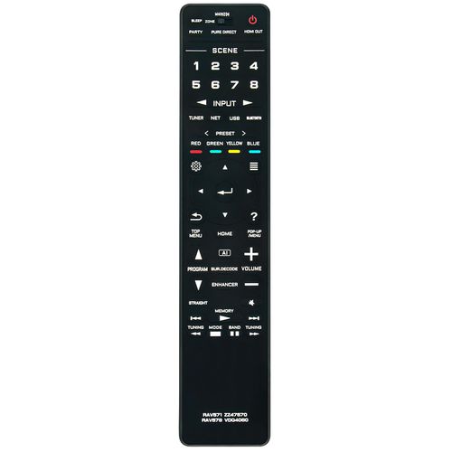 RAV571 ZZ47570 AV Receiver Replace Remote Control Compatible with Yamaha A/V Receivers RXA3080BL RX-A2080 RXV2085 RXV2085BL RX-A2080BL RX-V2085 RXA2080 RXA2080BL RX-A3080 RX-A3080BL RX-V2085BL RXA3080