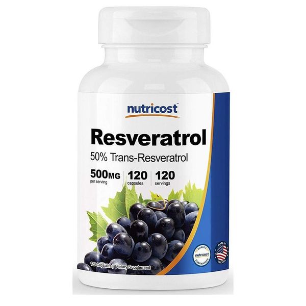 Nutricost Resveratrol 500mg Nutricost Resveratrol 500mg 120 Vegetarian Capsules