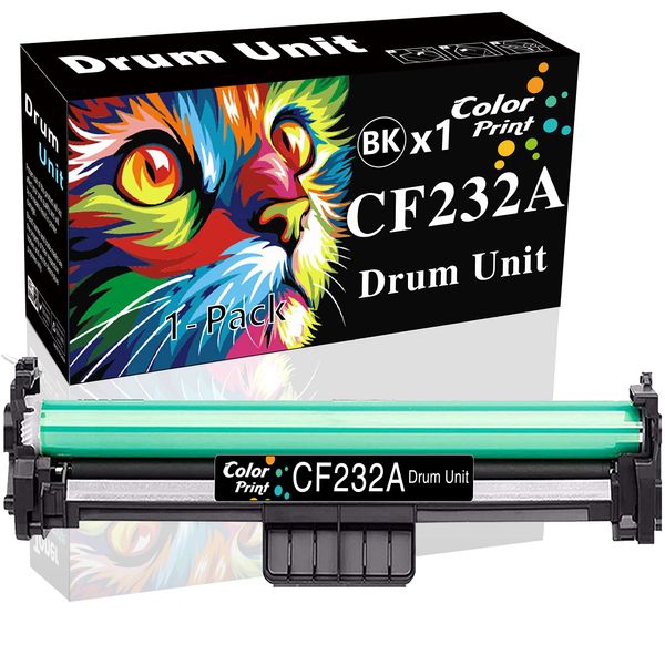 Color Print Compatible Drum Unit Replacement for HP 32A 232A CF232A for Pro M203d M203dn M203dw MFP M227fdn M227fdw M148dw M118dw M148fdw M230fdw Laser Printer (1-Pack, Drum Only)