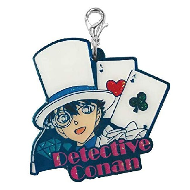 Detective Conan Glitter Metal Charm (Kid Despicable Thief)