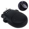 HOJLKLD Black Padlock Combination Cable Lock with 3 Digit Numeric Code, Retractable Steel Stroller Lock