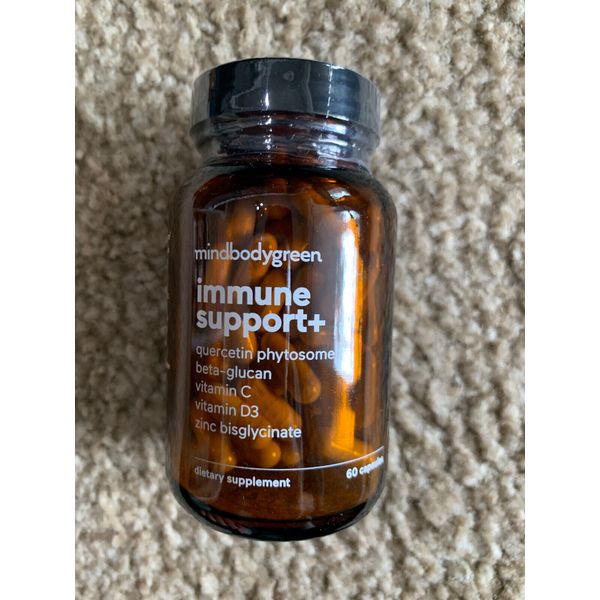 Mindbodygreen Immune Support+ (60 Capsules) Sealed - MFG 03/21