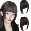 Bangs Wig, Human Hair, Bangs Wig, Princess Hair, Fully Hand Planted, Bangs, Wig, Airy Feel, Ultra-thin, Redaise, Small Face (with sides) Bangs Wig, Princess Cut (Brown)