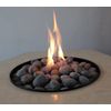 Stone-like decorative Ceramic pebble for fireplace,stove,firepit 24PCS in Gray