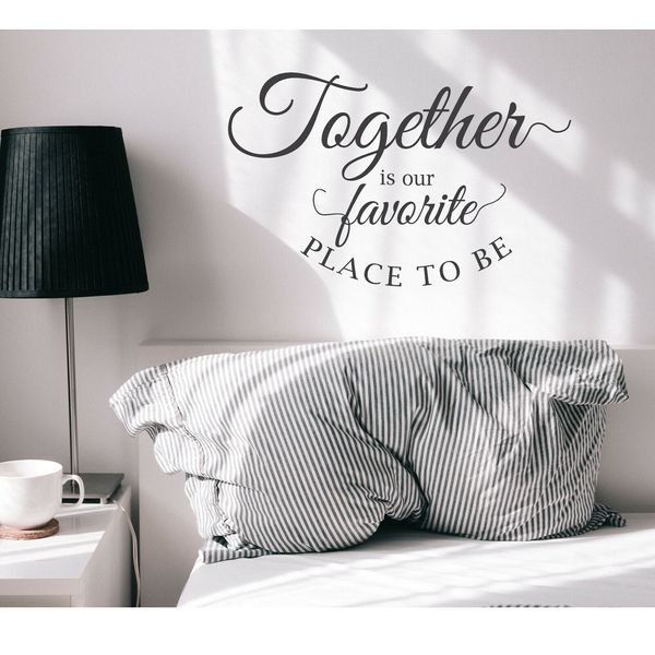 Vinyl Wall Decal Family Favorite Place Be Quote Stickers 22.5 in x 13.5 in gz294