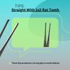 2 Pcs IRIS Eye Forceps 1x2 Rat Teeth + Serrated Tips 4" Surgical Lab Tweezers