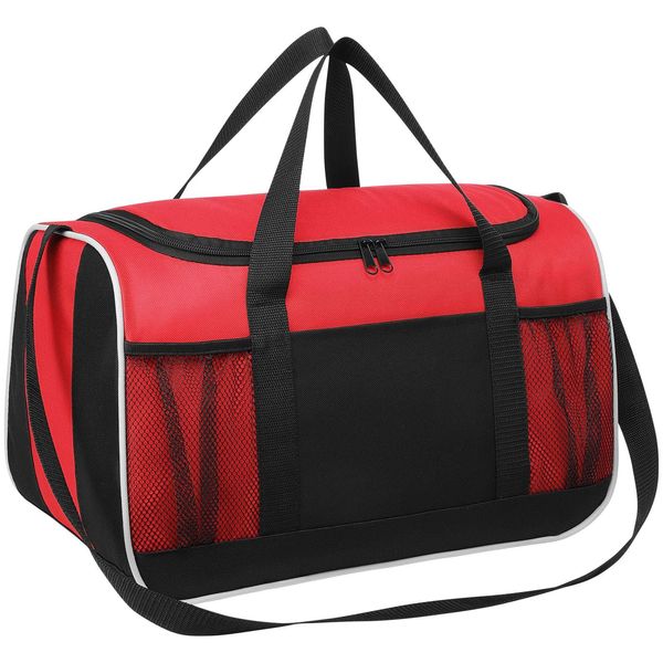 Duffle Bag, 17" BuyAgain Small Travel Carry On Sport Duffel Gym Bag For Men Women Red