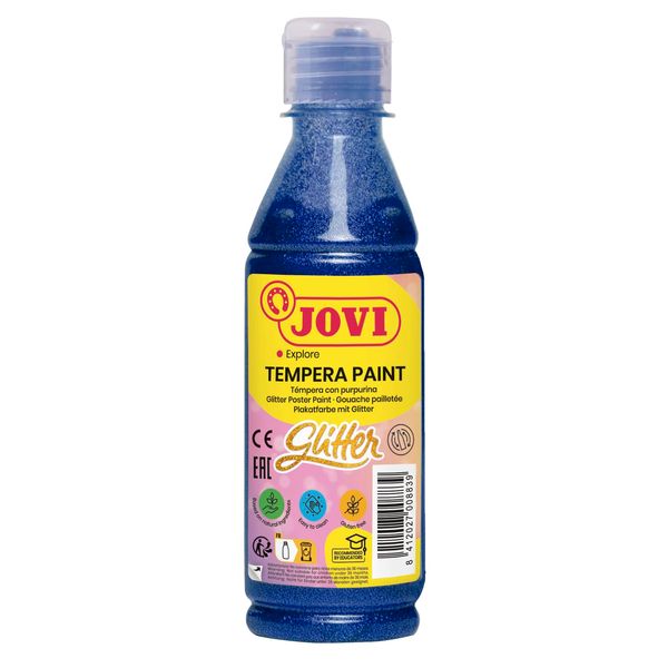 Jovi – Glitter Poster Paint, 250 ml, Blue (51721)